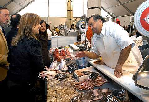 A Spanish fish market