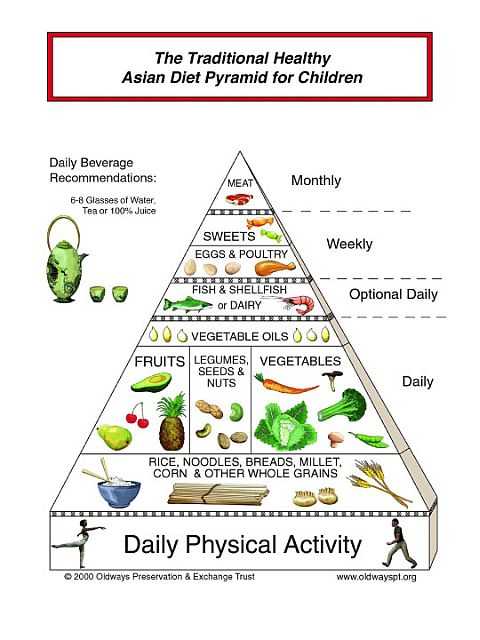 The Asian Diet Pyramid for Children